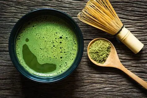 Poudre de matcha japonais