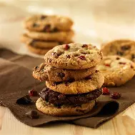 Assiette de cookies maison