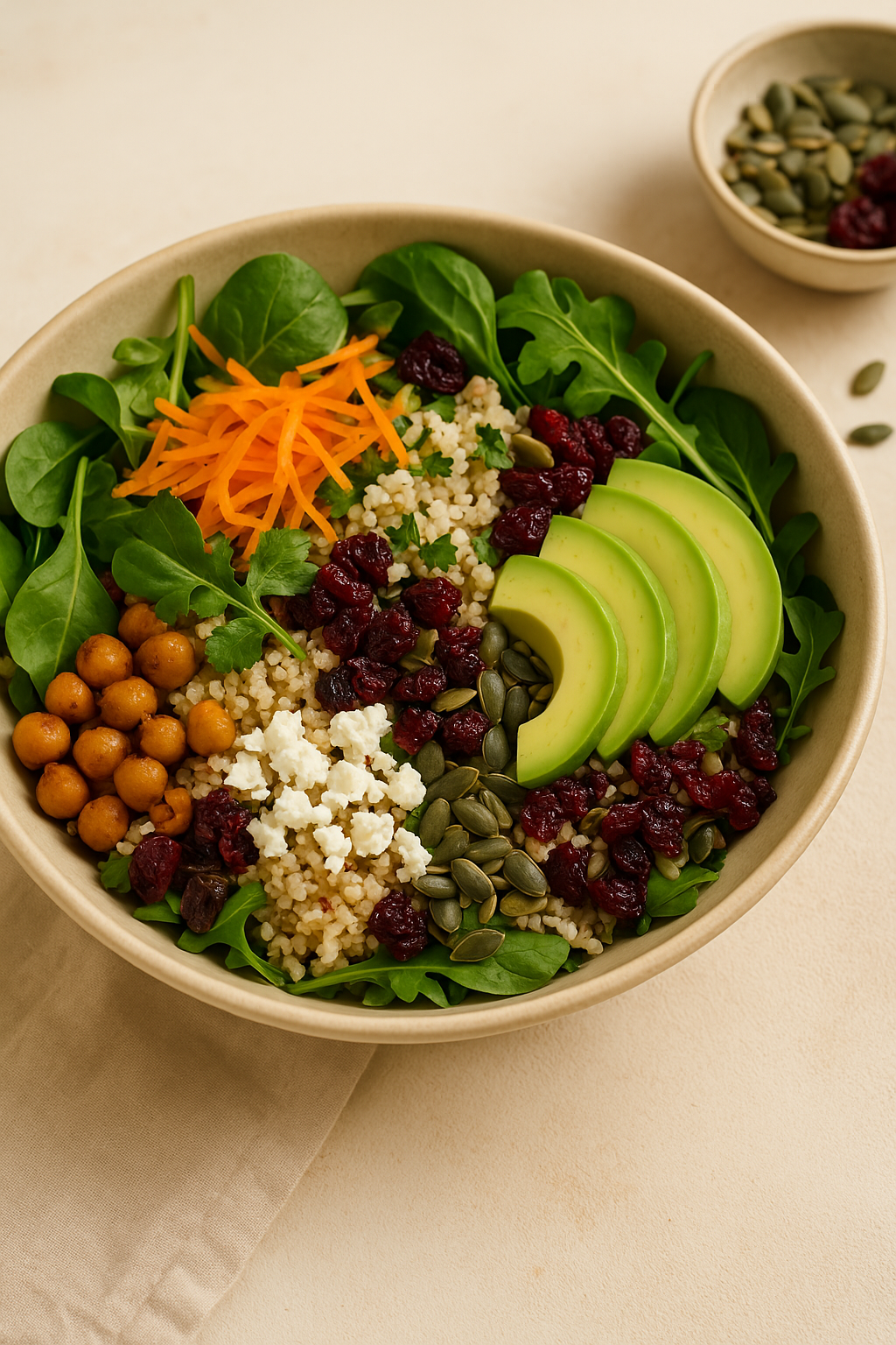 Salade végétale innovante