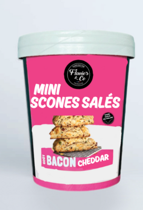 Mini Scones Salés Bacon Cheddar
