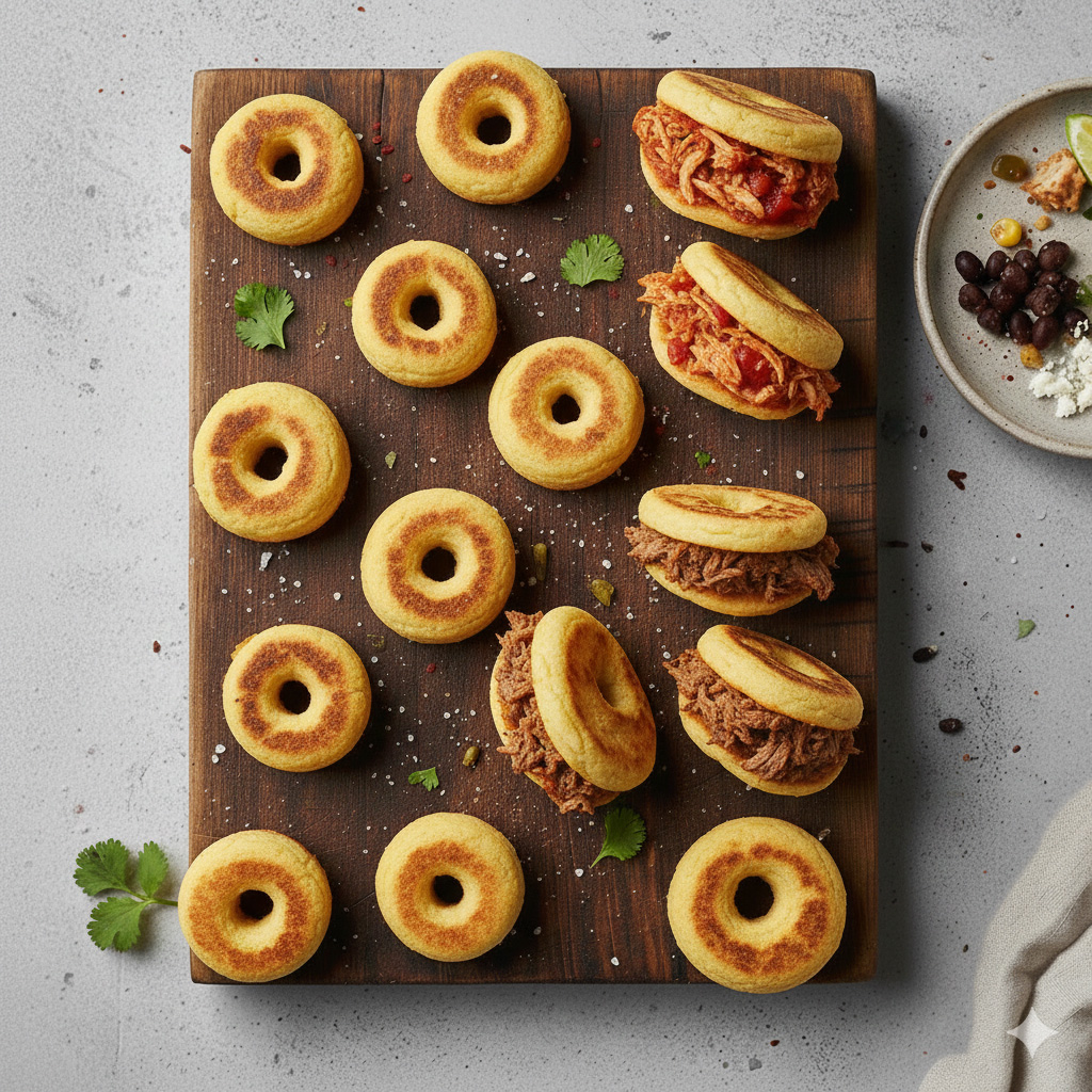 Arepinos mini arepas apéritives au maïs