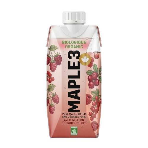 Maple 3 eau d'érable fruits rouges biologique